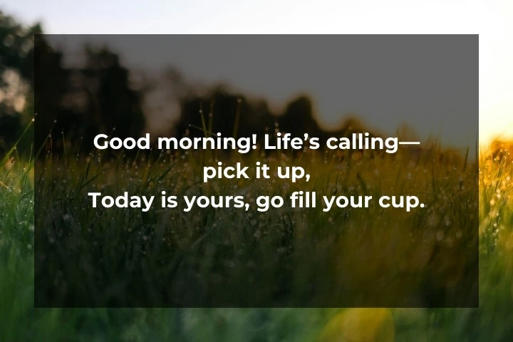 Good Morning Shayari In English 19