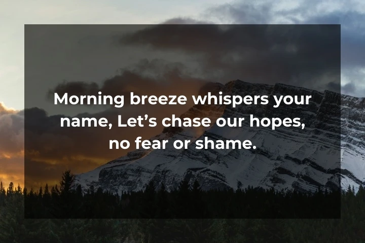 Good Morning Shayari In English 2